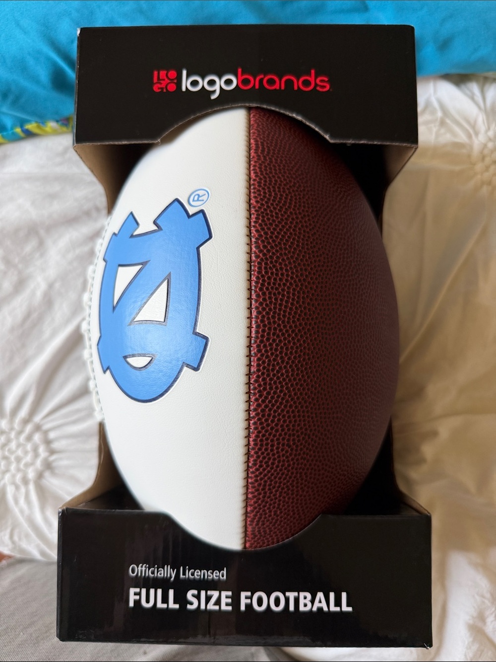 NEW in BOX - LogoBrands UNC Football - with area to sign - Full Size